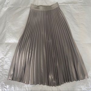 NWOT H&M Pleated Skirt - Champaign